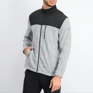 Attack Life By Greg Norman Men's Full Zip Sweater Jacket Color Block Size XL